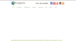 Desktop Screenshot of clearwaterhomesutah.com